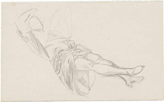 Митрохин Дмитрий Исидорович. Лежащая